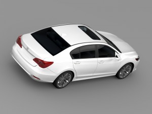 honda legend 2015 3D Model