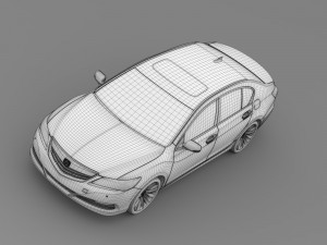 honda legend 2015 3D Model