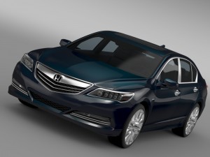 honda legend hybrid 2015 3Dモデル