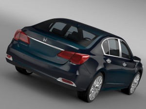 honda legend hybrid 2015 3D Model