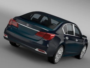 honda legend hybrid 2015 3D Model