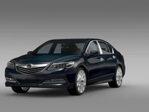 honda legend hybrid 2015 3D Model