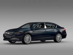 honda legend hybrid 2015 3D Model