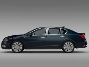 honda legend hybrid 2015 3D Model
