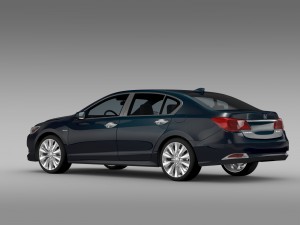 honda legend hybrid 2015 3D Model