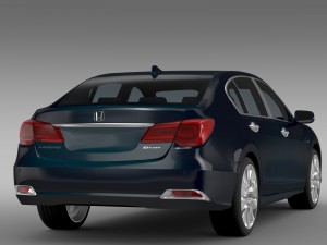 honda legend hybrid 2015 3D Model