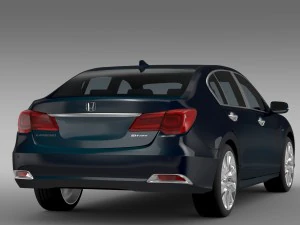 honda legend hybrid 2015 3D Model