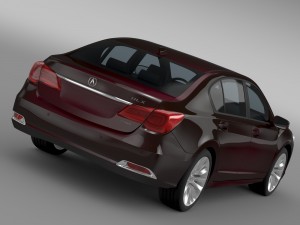 acura rlx 2015 3D Модель