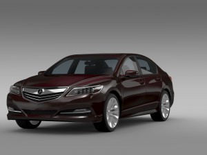 acura rlx 2015 3D Модель