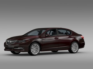 acura rlx 2015 3D Модель
