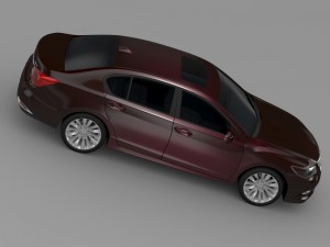 acura rlx 2015 3D Модель