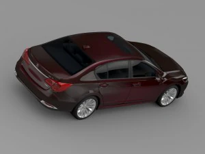 acura rlx 2015 3D Model