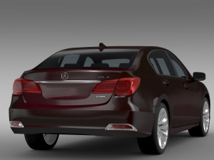 acura rlx 2015 3D Модель