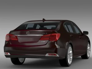 acura rlx 2015 3D Model