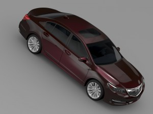 acura rlx 2015 3D Модель