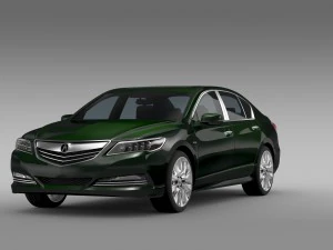 acura rlx sh awd 2015 3D Model