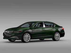 acura rlx sh awd 2015 3D Model