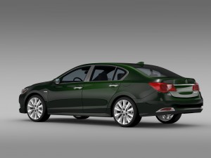 acura rlx sh awd 2015 3D 模型