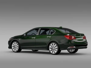 acura rlx sh awd 2015 3D Model