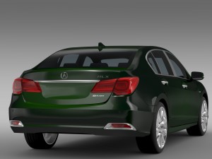 acura rlx sh awd 2015 3D 模型