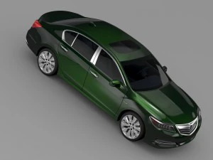 acura rlx sh awd 2015 3D Model
