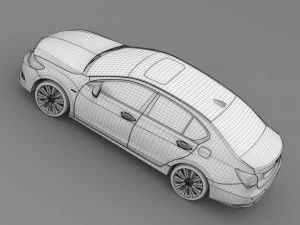 acura rlx sh awd 2015 3D Model