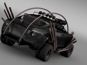 mad max grizzly bentley continental gt 2015 3Dモデル