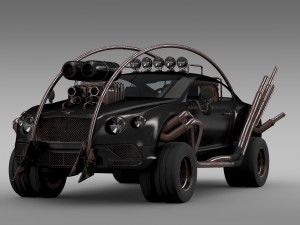 mad max grizzly bentley continental gt 2015 3Dモデル