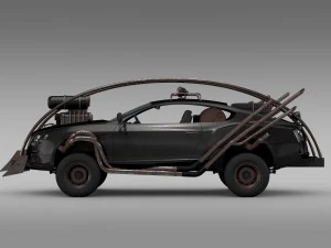 mad max grizzly bentley continental gt 2015 3D Model