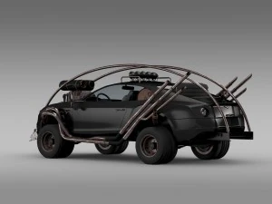 mad max grizzly bentley continental gt 2015 3D Model