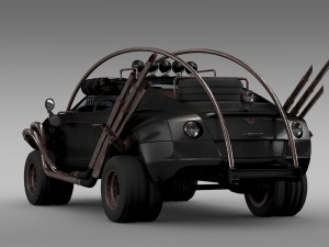 mad max grizzly bentley continental gt 2015 3Dモデル