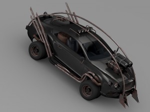 mad max grizzly bentley continental gt 2015 3Dモデル
