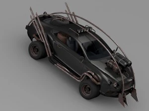 mad max grizzly bentley continental gt 2015 3D Model