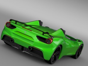 ferrari 488 speedster 2016 3D Model