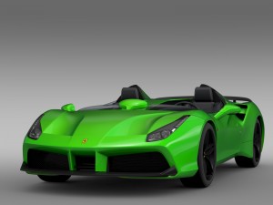 ferrari 488 speedster 2016 3D Model