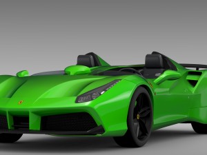 ferrari 488 speedster 2016 3D Model