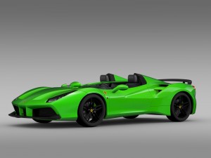 ferrari 488 speedster 2016 3D Model