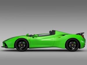ferrari 488 speedster 2016 3D Model