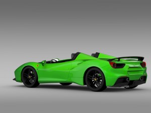 ferrari 488 speedster 2016 3D Model