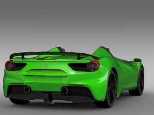 ferrari 488 speedster 2016 3D Model