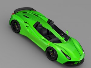 ferrari 488 speedster 2016 3D Model