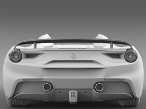 ferrari 488 speedster 2016 3D Model