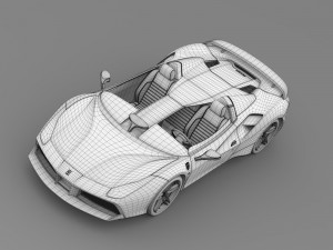 ferrari 488 speedster 2016 3D Model