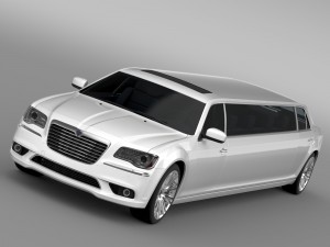 lancia thema limousine 3D Model