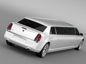 lancia thema limousine 3D Model