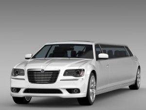 lancia thema limousine 3D Model