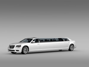lancia thema limousine 3D Model