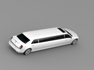 lancia thema limousine 3D Model