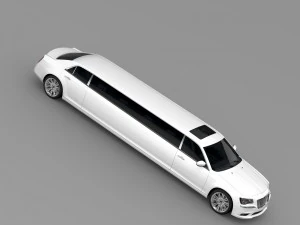 limusin lancia thema Model 3D