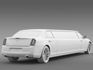 lancia thema limousine 3D Model